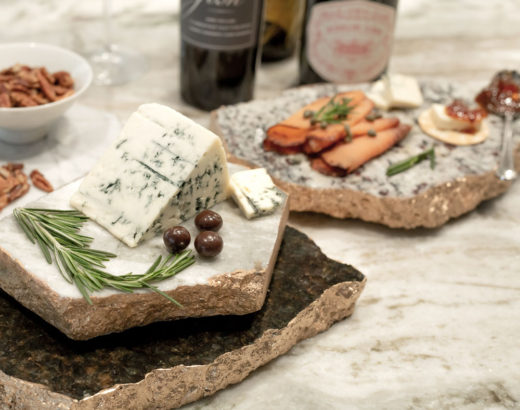 gilded marble cheeseboard