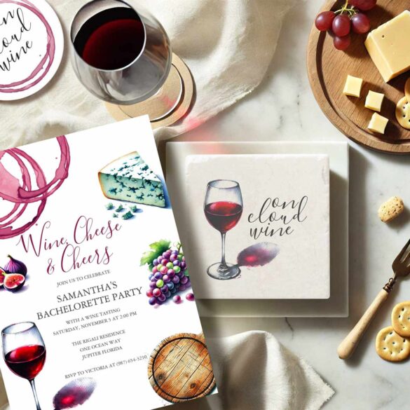 Personalized wine gifts for weddings and bachelorette parties.