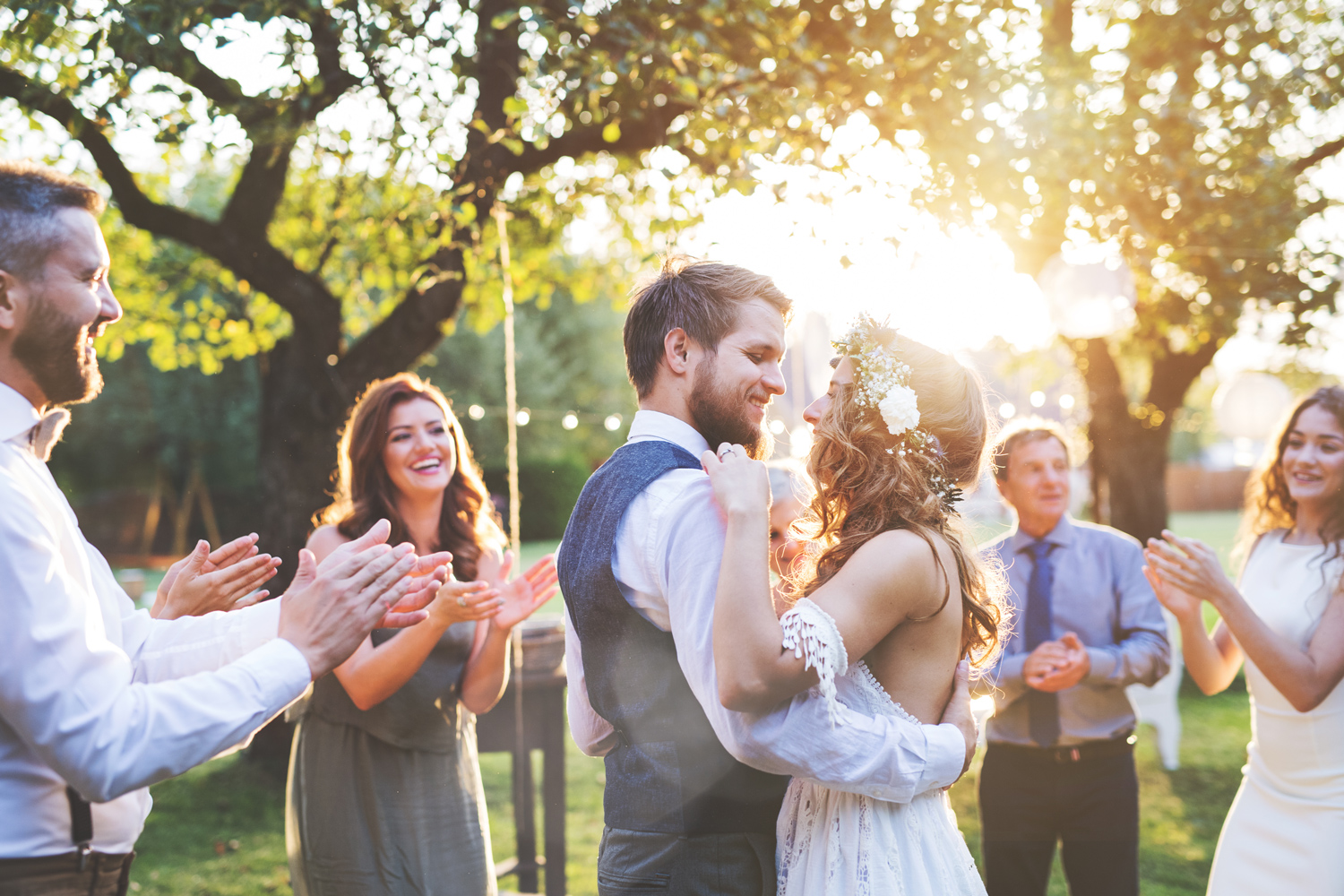 Host a backyard wedding with your closest family members. It can be very elegant.