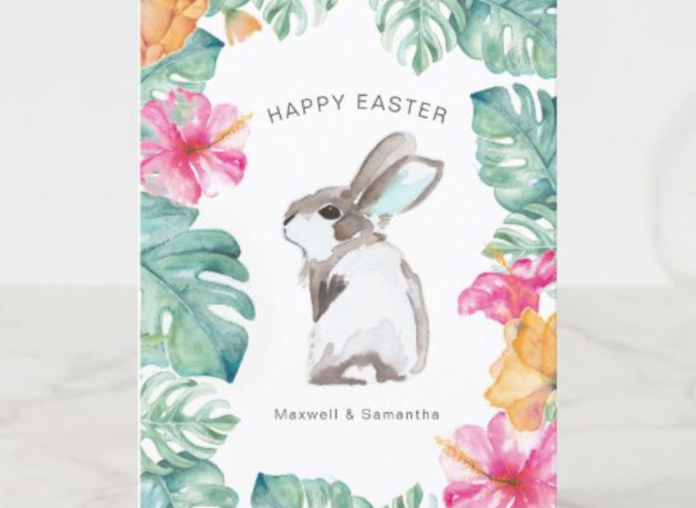 Tropical Easter Cards