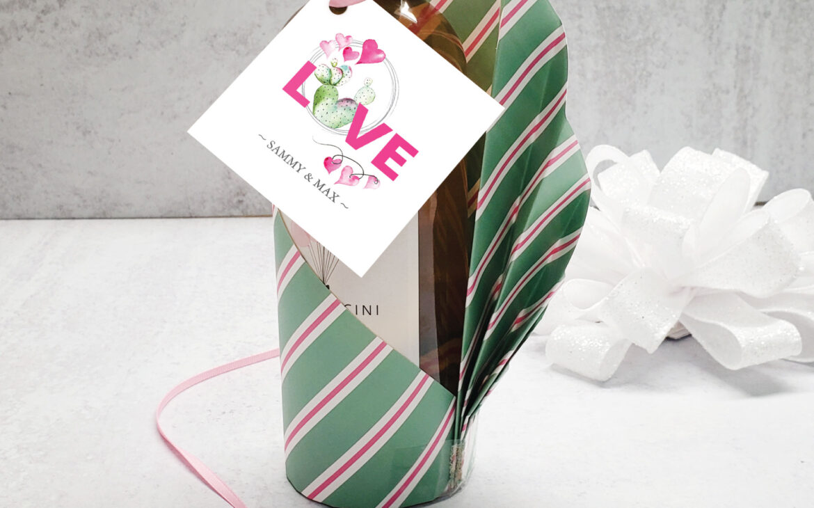 Say It With Beautifully Wrapped Wine Bottles