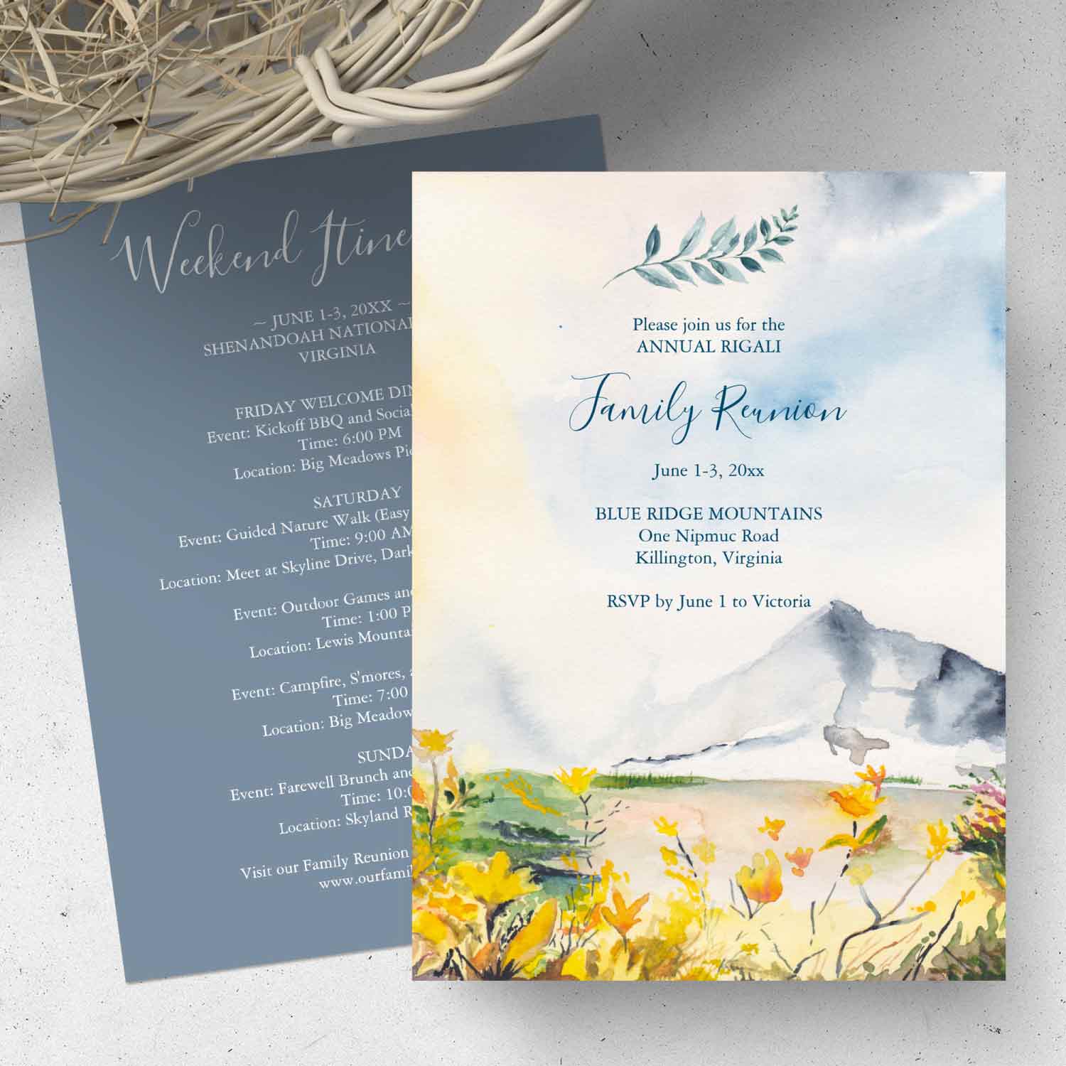 Exclusive Family Reunion Invitations And Party Theme - Dotellabelle