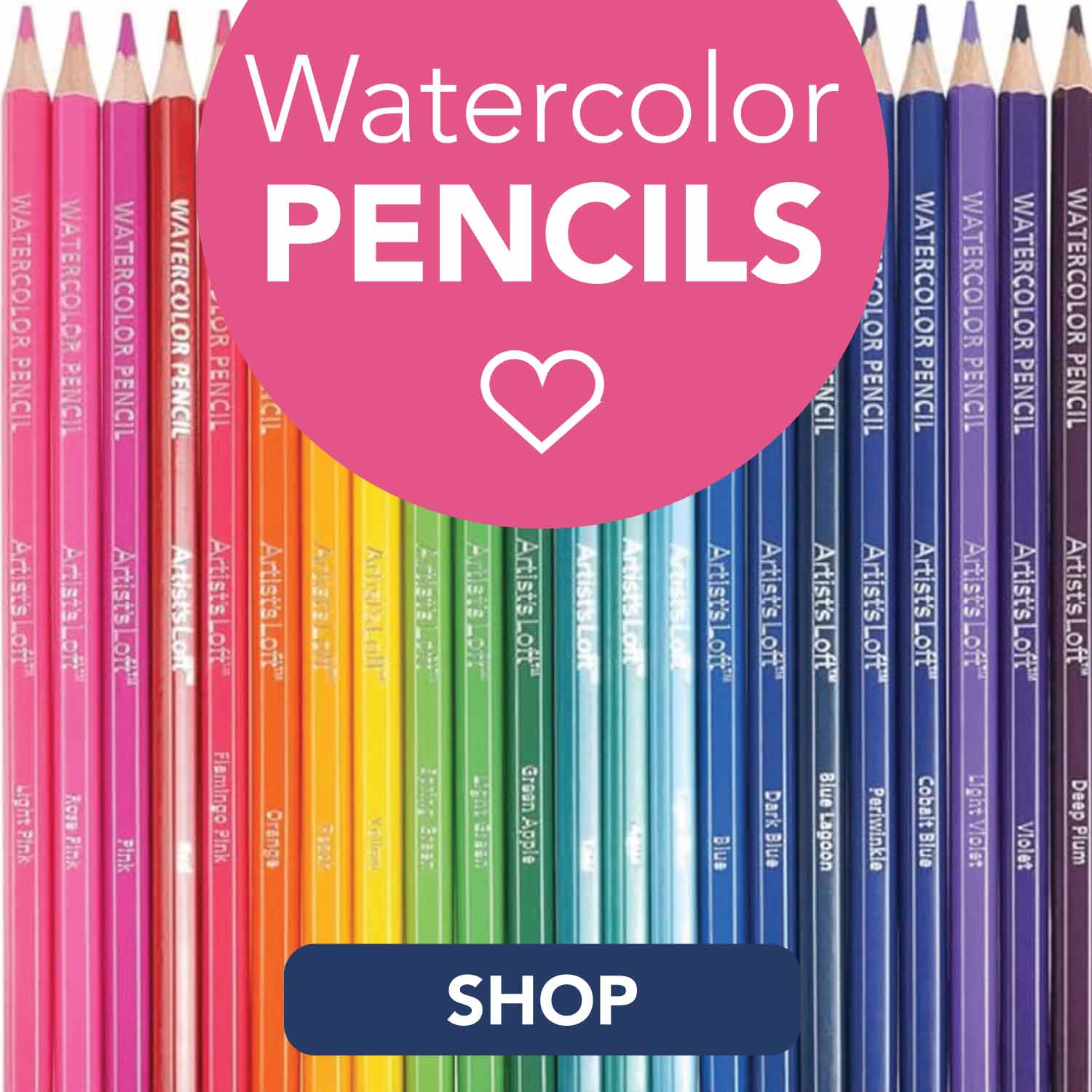 Click to shop Artist Loft watercolor pencils on Amazon