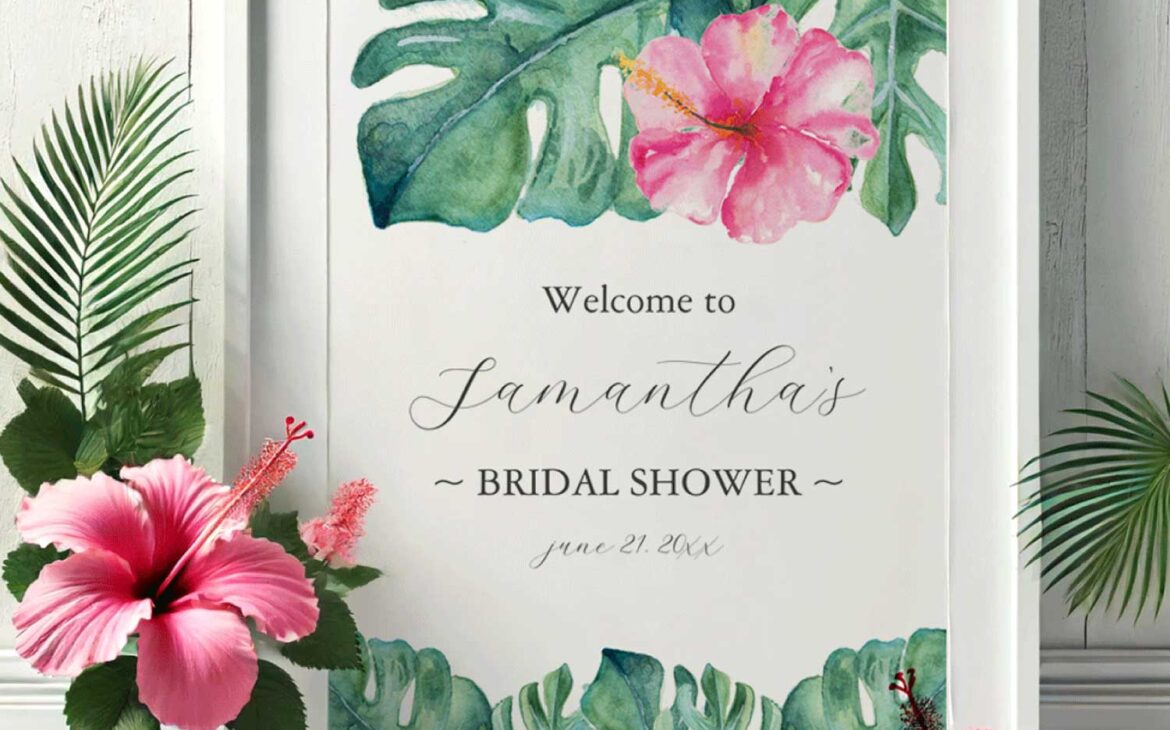 Elevate Your Tropical Themed Bridal Shower with These Fun Extras and Delicious Recipes