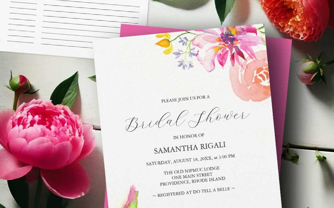 Love Is in Bloom: Celebrate with a Pink Floral Bridal Shower